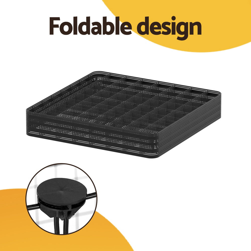 i.Pet Pet Dog Playpen Enclosure Cage 20 Panel Puppy Fence Play Pen Foldable Metal-Pet Care > Dog Supplies > Dog Playpens & Gates-PEROZ Accessories