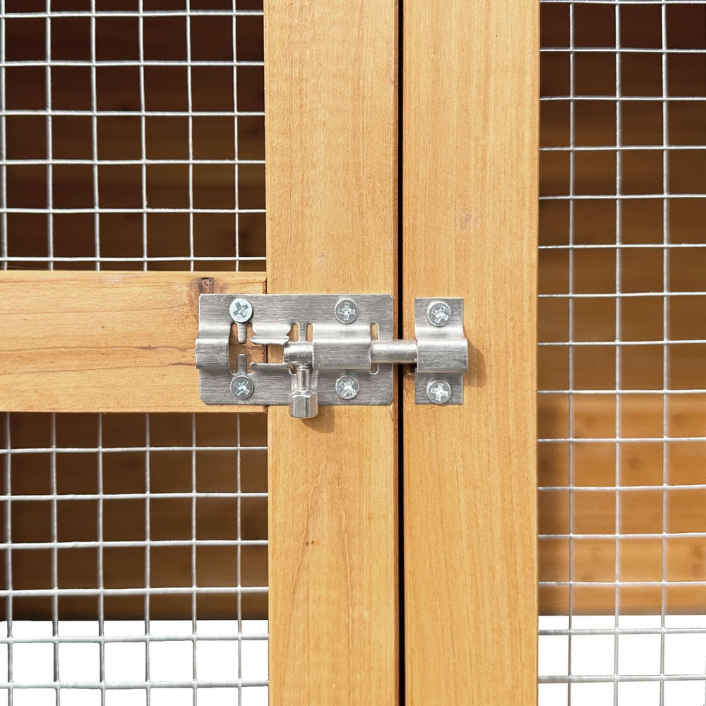 i.Pet Dog Kennel Extra Large 2.28M Wooden House Bed Outdoor Pet Puppy Cabin Log-Pet Care > Dog Supplies > Dog Kennels-PEROZ Accessories