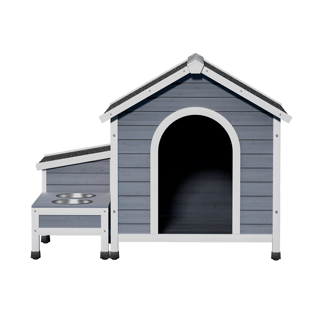 i.Pet Dog Kennel House Large Wooden Outdoor Pet Kennels Indoor Puppy Cabin-Pet Care > Dog Supplies > Dog Kennels-PEROZ Accessories