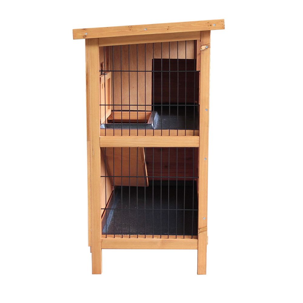 i.Pet Rabbit Hutch Chicken Coop 91.5cm x 45cm x 82cm Chicken Coop Large Wooden House Run Cage-Pet Care > Coops & Hutches-PEROZ Accessories