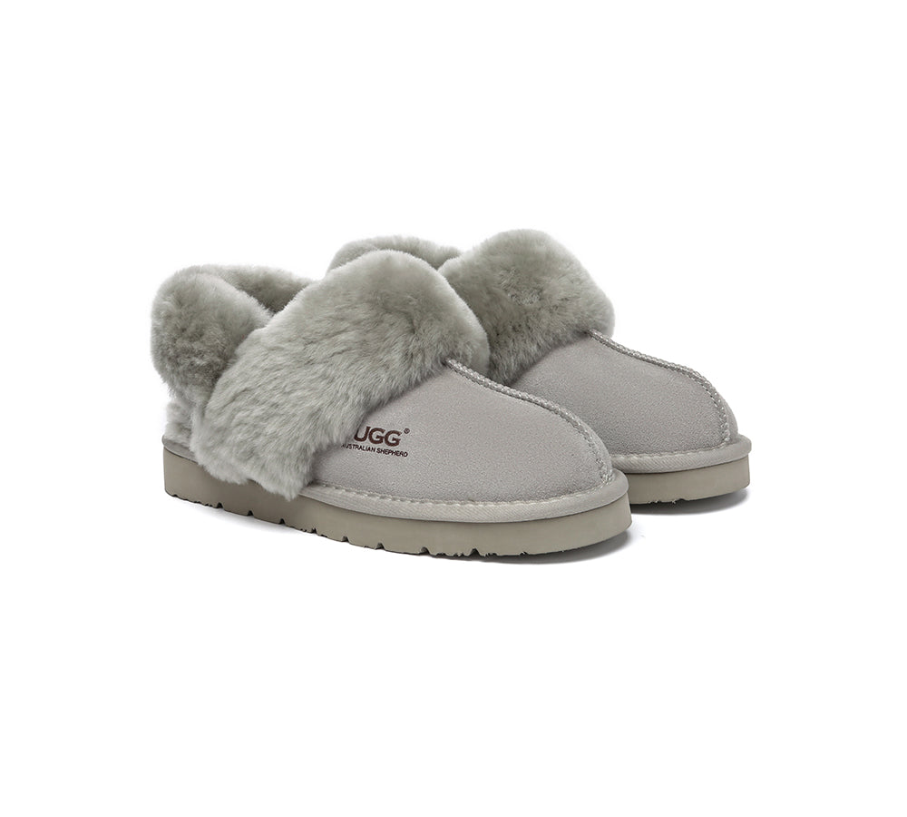 Australian Shepherd UGG Muffin Fluffy Slippers - AS2082-Slippers-PEROZ Accessories