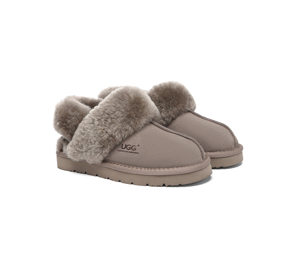Australian Shepherd UGG Muffin Fluffy Slippers - AS2082-Slippers-PEROZ Accessories
