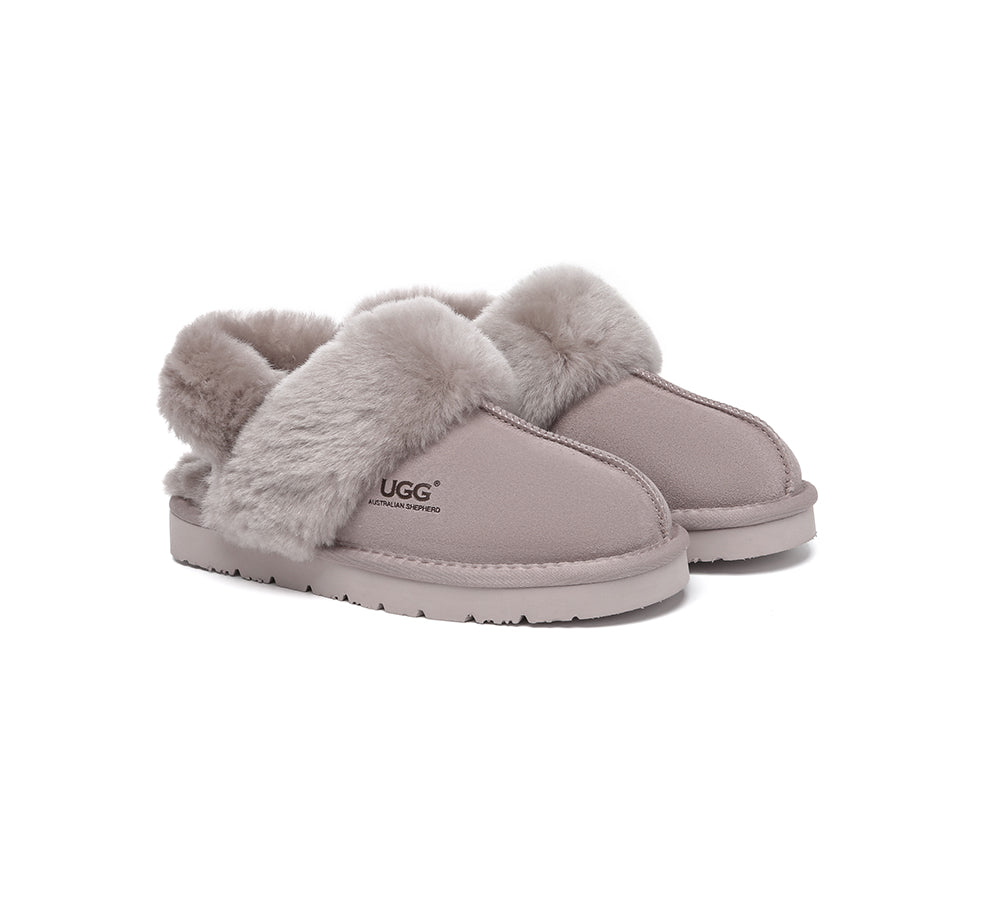 Australian Shepherd UGG Muffin Fluffy Slippers - AS2082-Slippers-PEROZ Accessories