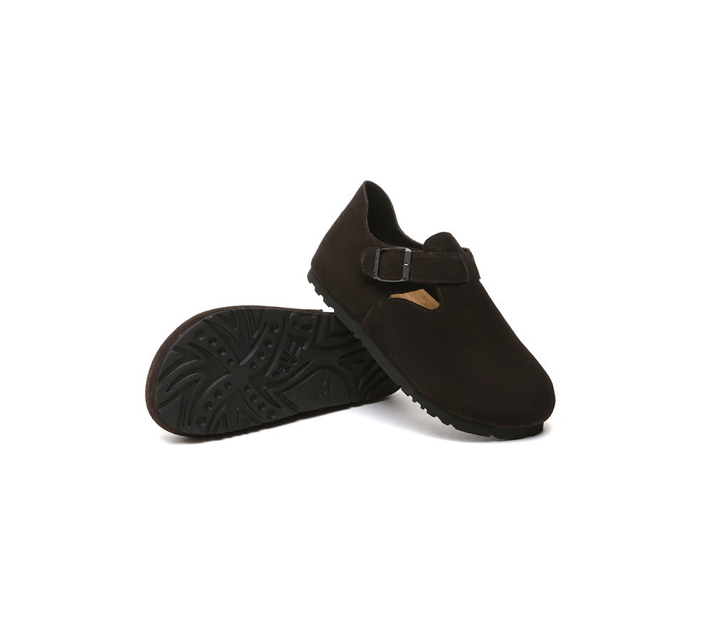 EVERAU® Adjustable Buckled Straps Slip-on Flat Sandals Brooke-PEROZ Accessories
