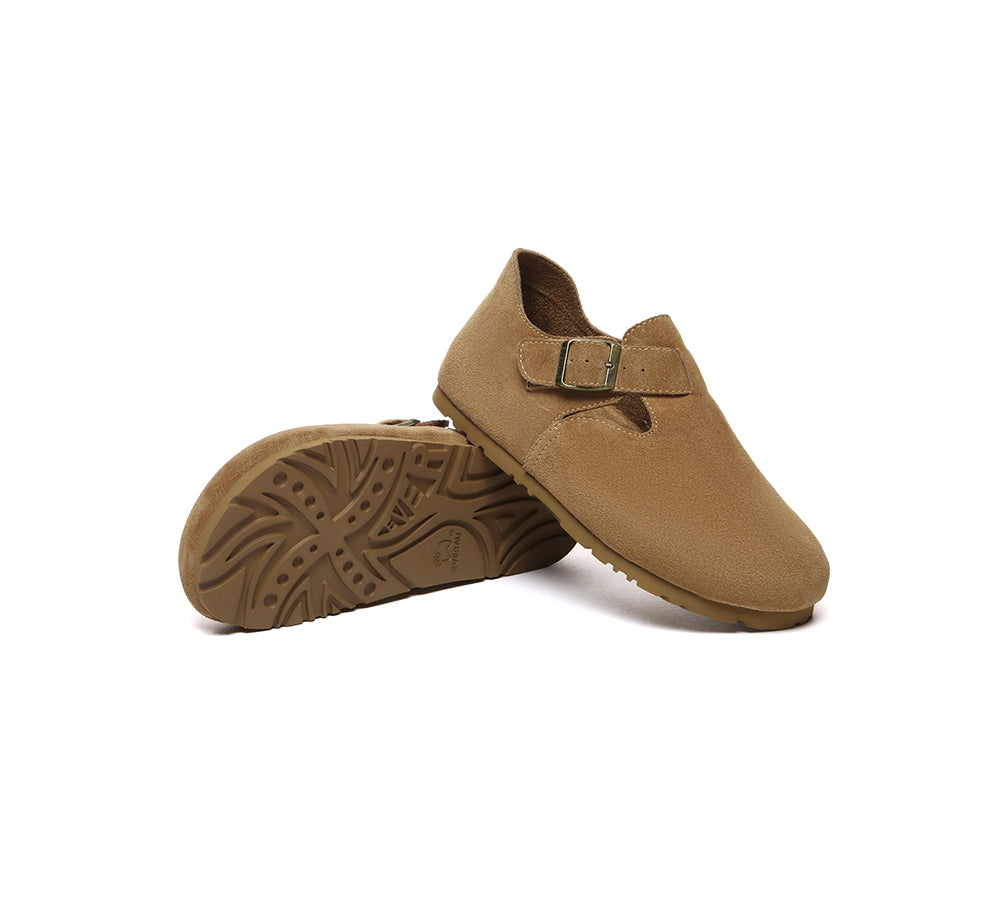EVERAU® Adjustable Buckled Straps Slip-on Flat Sandals Brooke-PEROZ Accessories