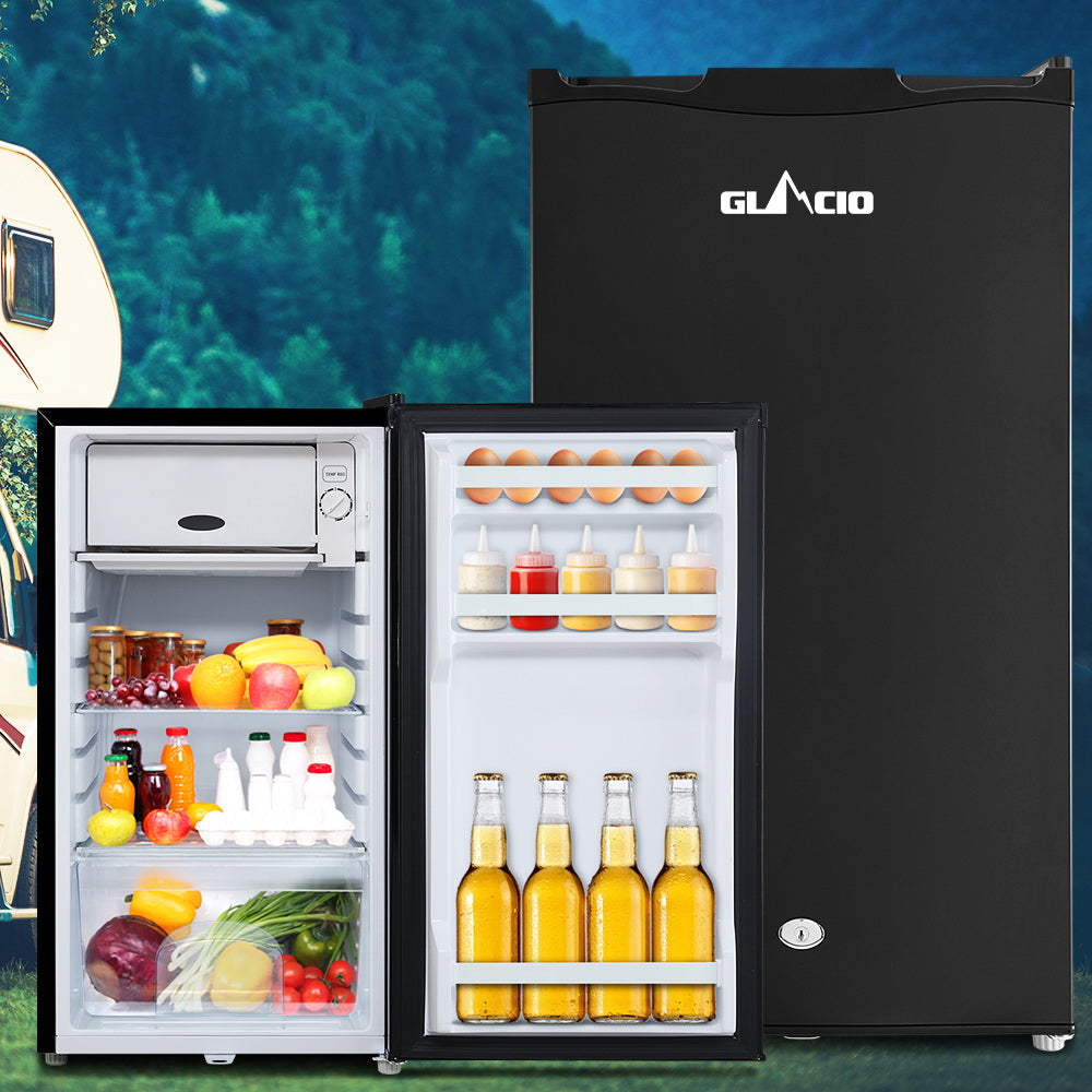 Glacio 95L Portable Fridge Freezer Bar Upright 12V/24V/240V Camping Caravan-Fridges-PEROZ Accessories