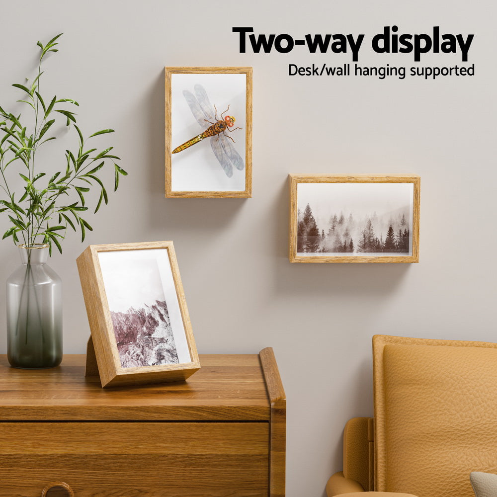 Artiss Photo Frame 3PCS Set 3D-Home & Garden > Decor > Picture Frames-PEROZ Accessories