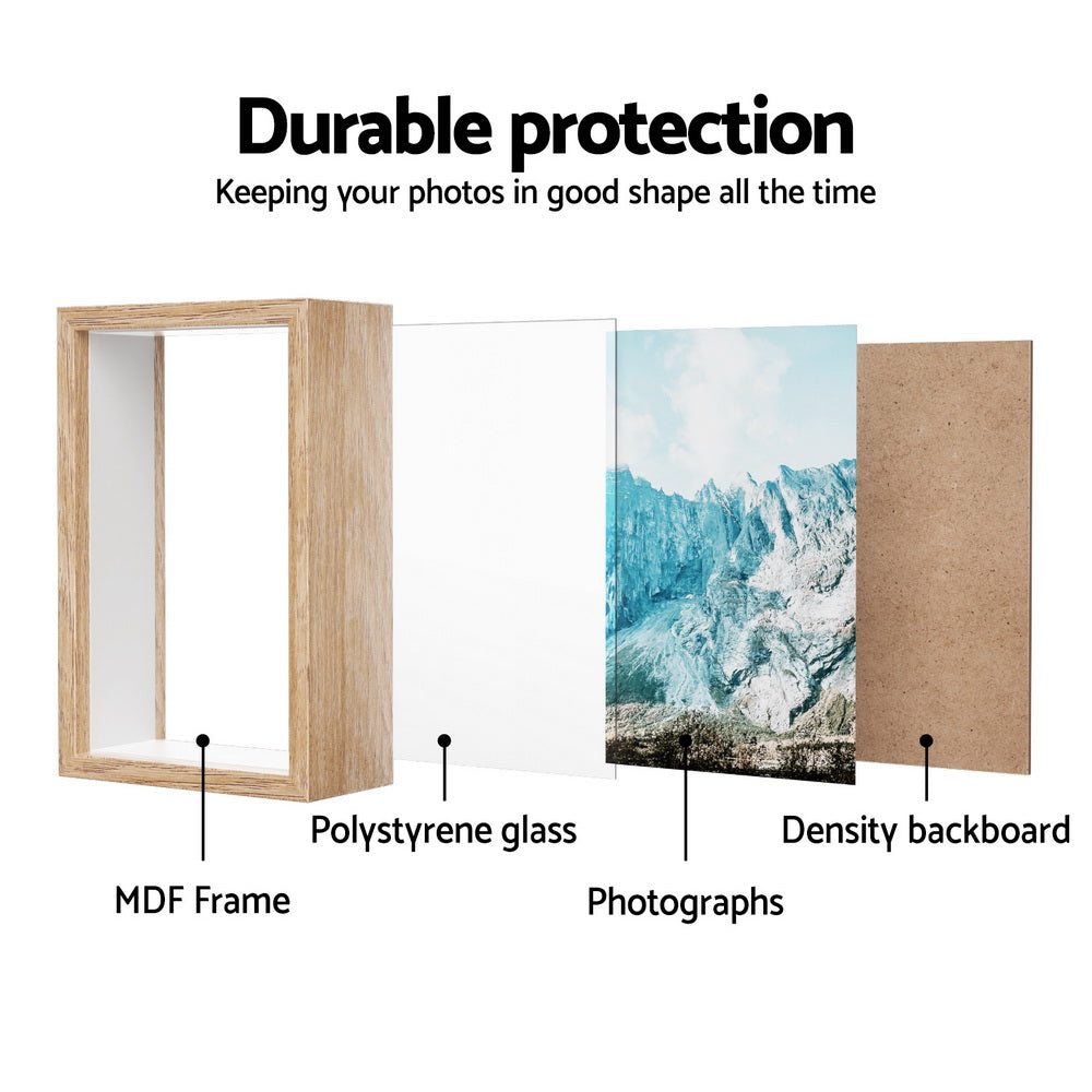 Artiss Photo Frame 3PCS Set 3D-Home & Garden > Decor > Picture Frames-PEROZ Accessories