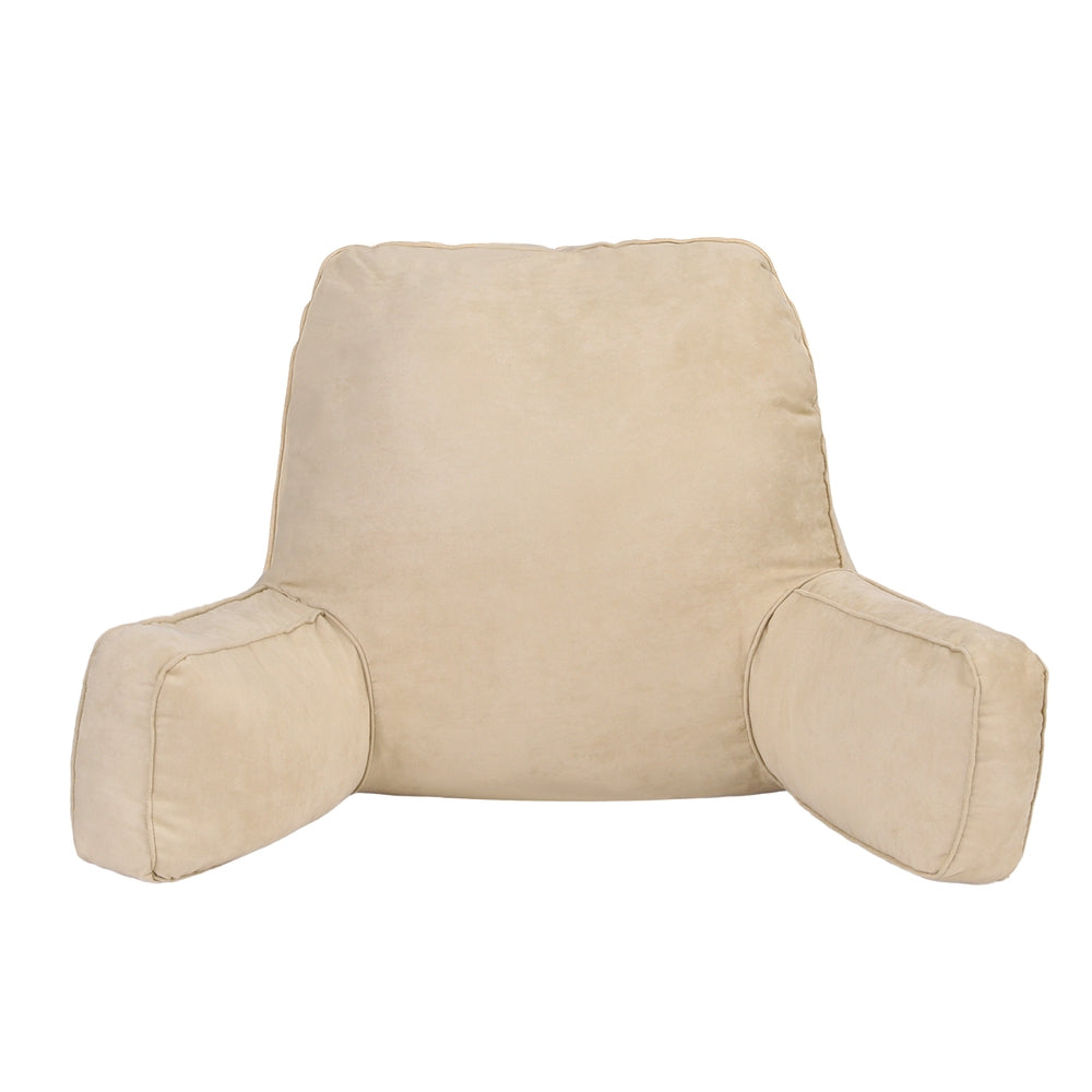 Giselle Reading Pillow Back Rest Lumbar Support Cushion Oatmeal-Home & Garden > Bedding > Pillows-PEROZ Accessories