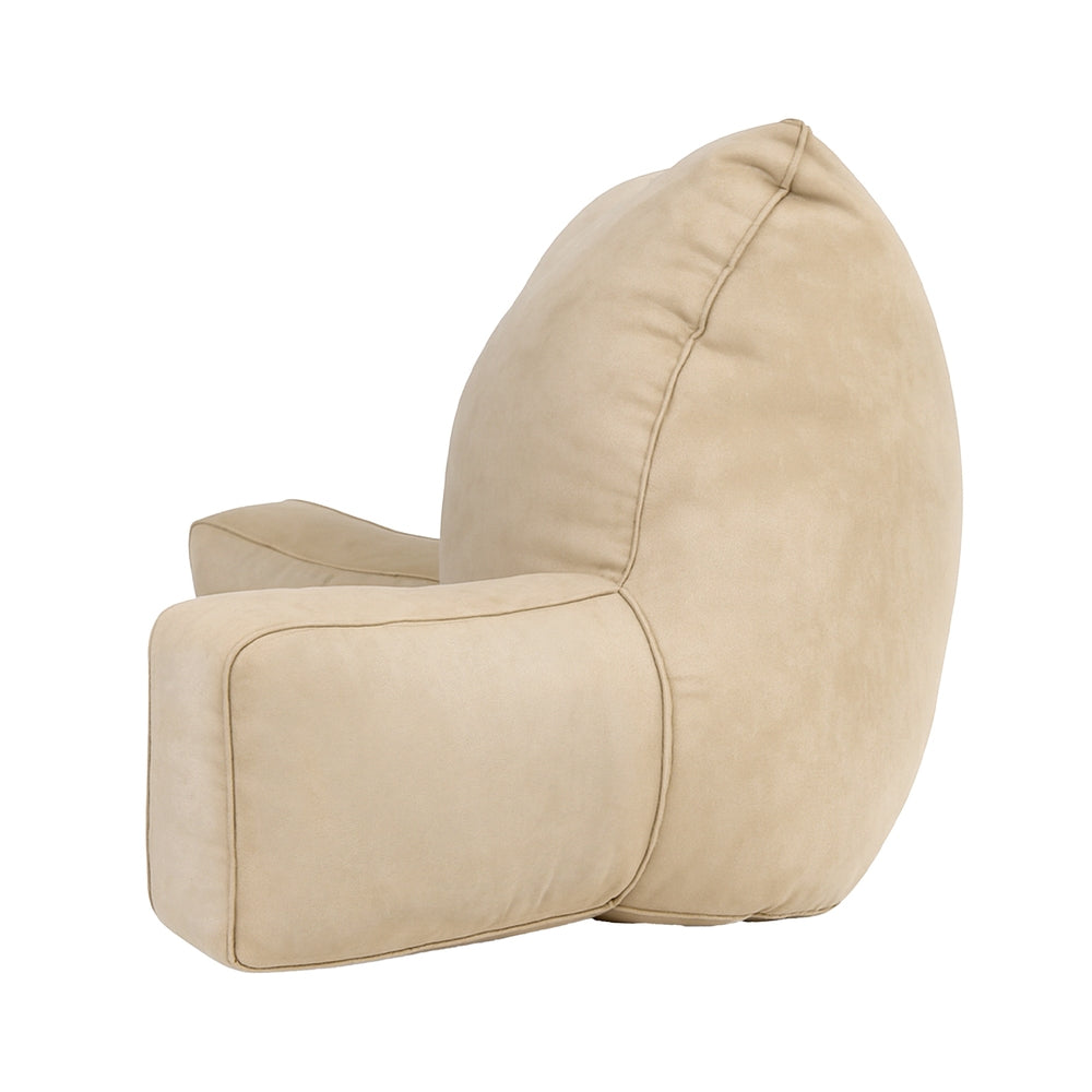 Giselle Reading Pillow Back Rest Lumbar Support Cushion Oatmeal-Home & Garden > Bedding > Pillows-PEROZ Accessories