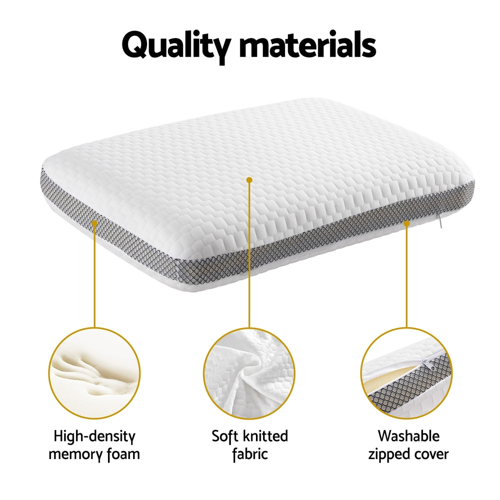 Giselle Memory Foam Pillow-Home & Garden > Bedding-PEROZ Accessories