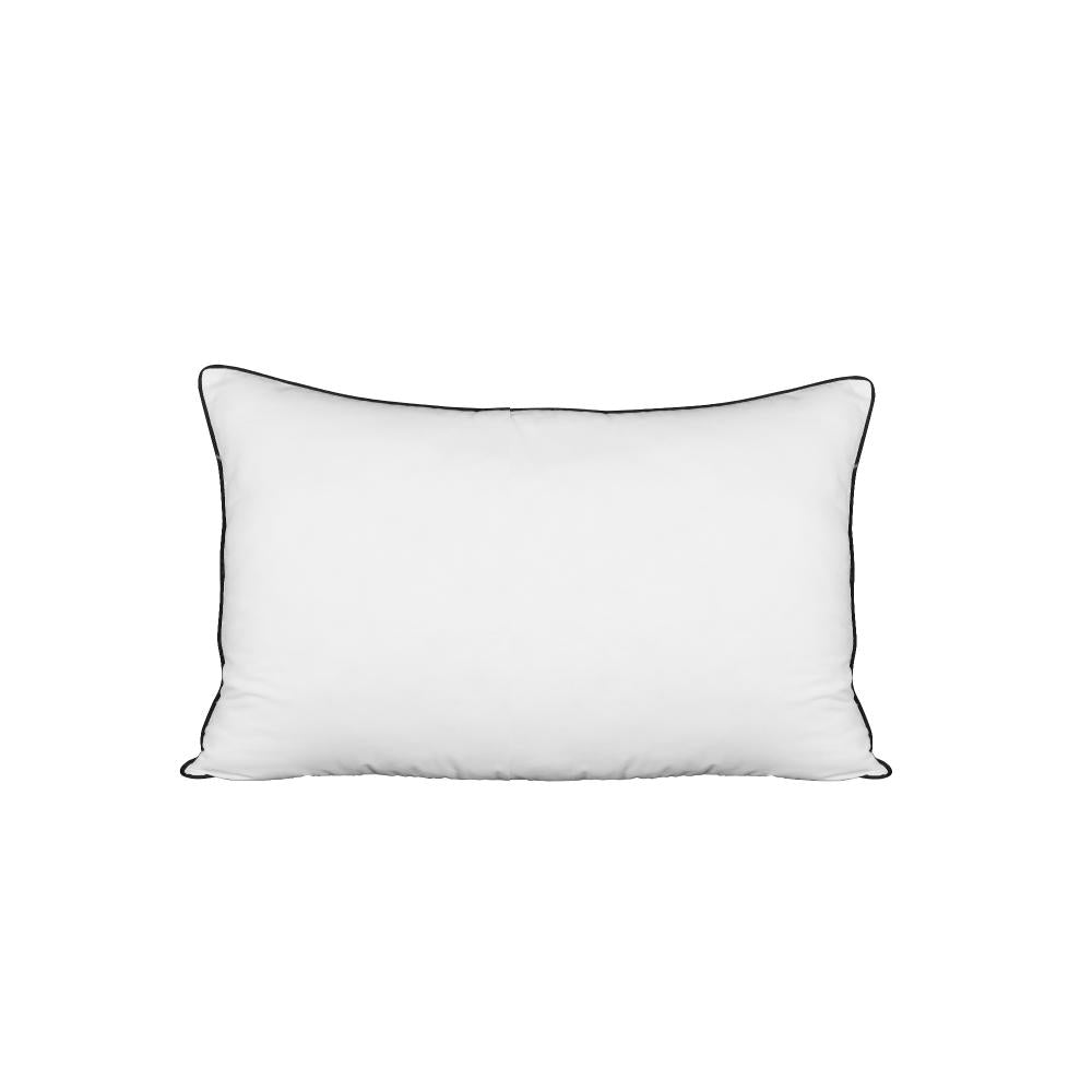 Bedra 75 x 50cm Pillow with Duck Feather Standard Pillow Cotton Cover Twin Pack-Pillows-PEROZ Accessories