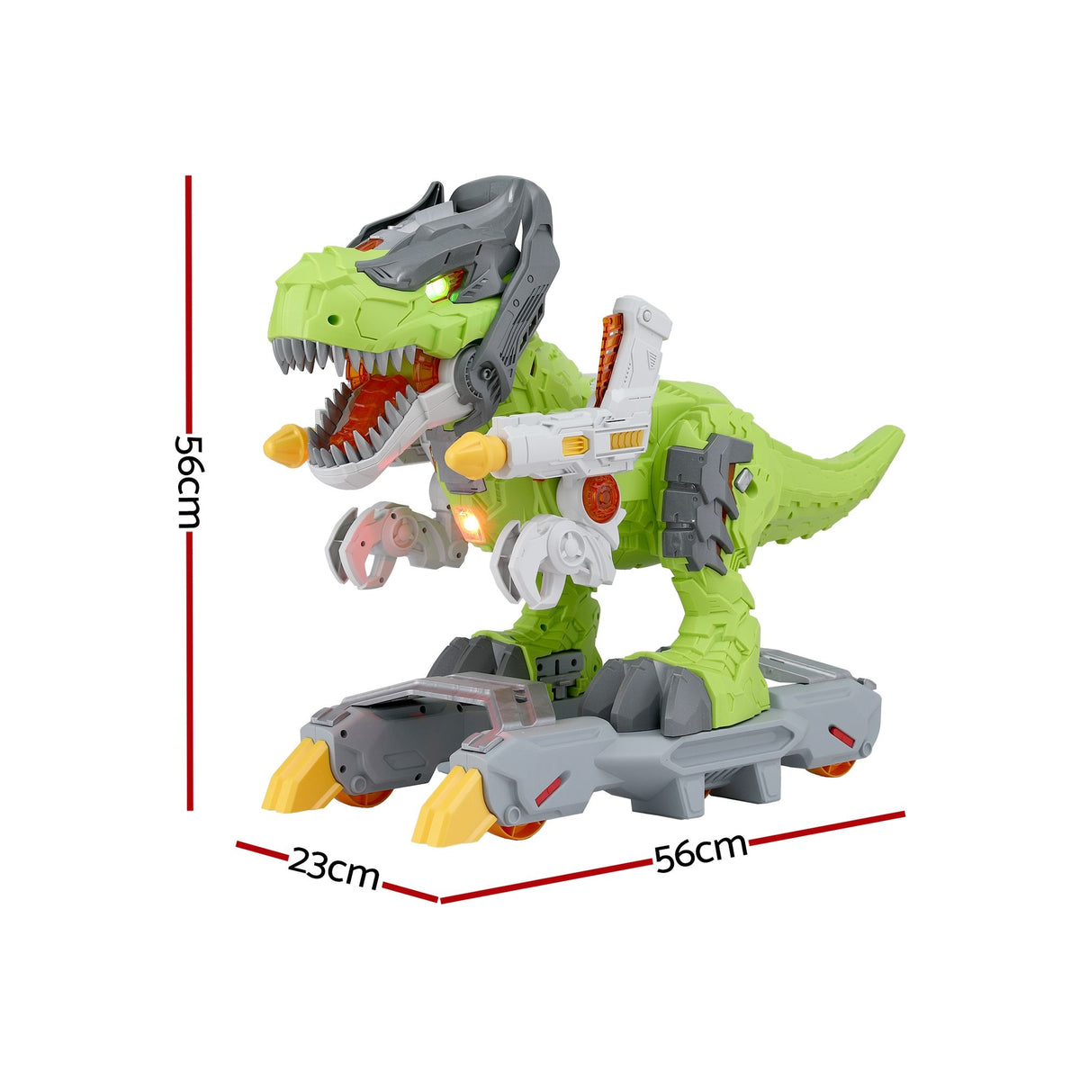 Keezi Kids Dinosaur Ride On Push Car Toy with Spray Function Indoor Outdoor Toys-Baby & Kids > Ride On Cars, Go-karts & Bikes > Ride On Cars-PEROZ Accessories