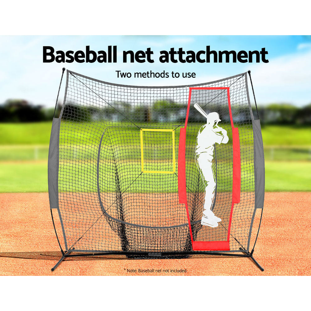 Everfit Baseball Net Pitching Kit with Stand Rebound Net Training Aid-Sports & Fitness > Ball Sports > Basketball & Basketball Accessories-PEROZ Accessories