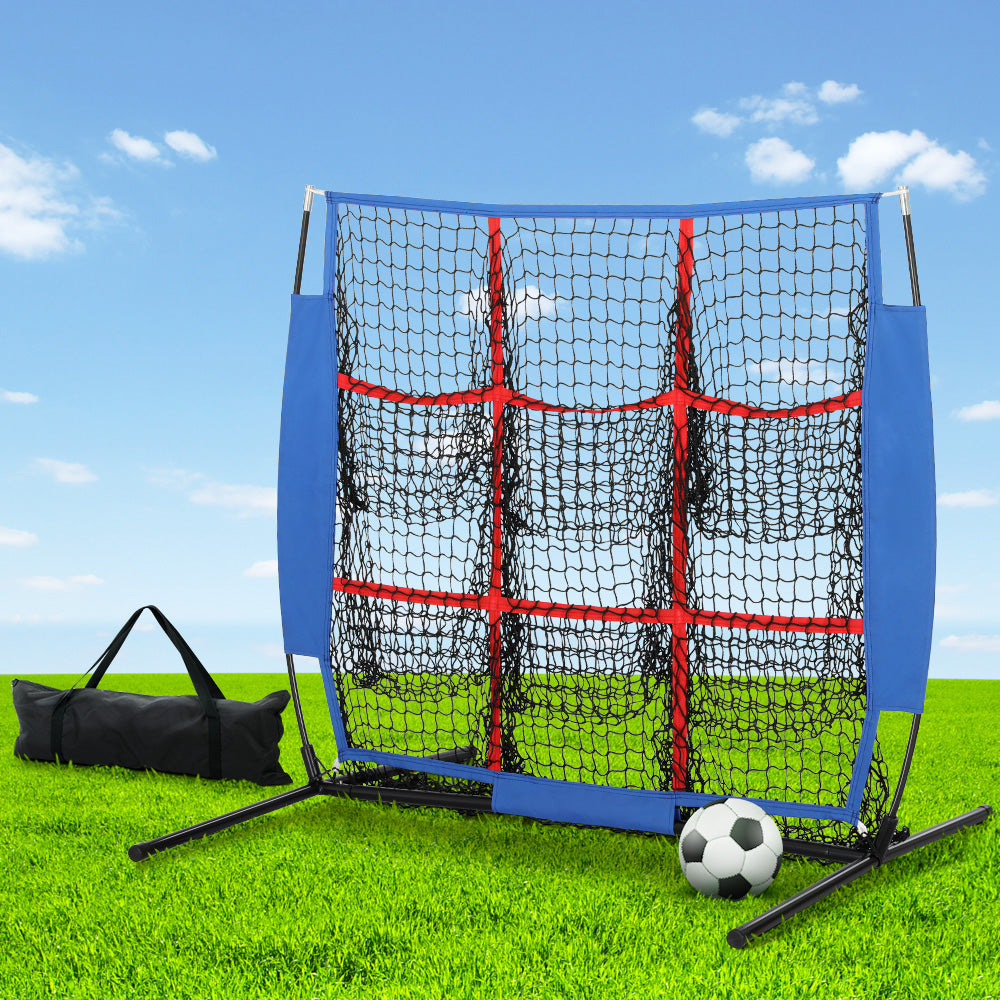 Everfit Soccer Net Baseball Pitching Football Goal Training Aid 9 Target Zone-Sports & Fitness > Ball Sports > Soccer & Soccer Accessories-PEROZ Accessories