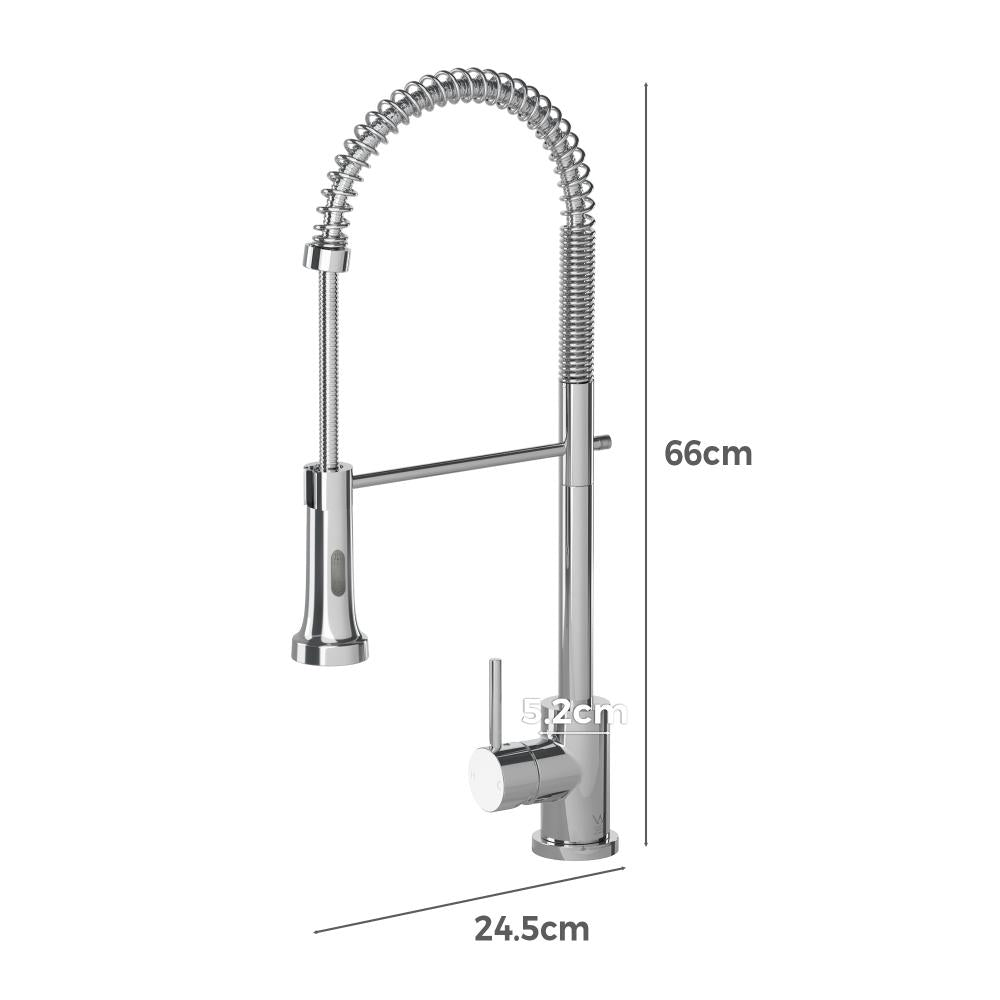 Welba Kitchen Mixer Tap Pull Out Sink Faucet Basin Swivel 2 Modes WELS Chrome-Faucet-PEROZ Accessories