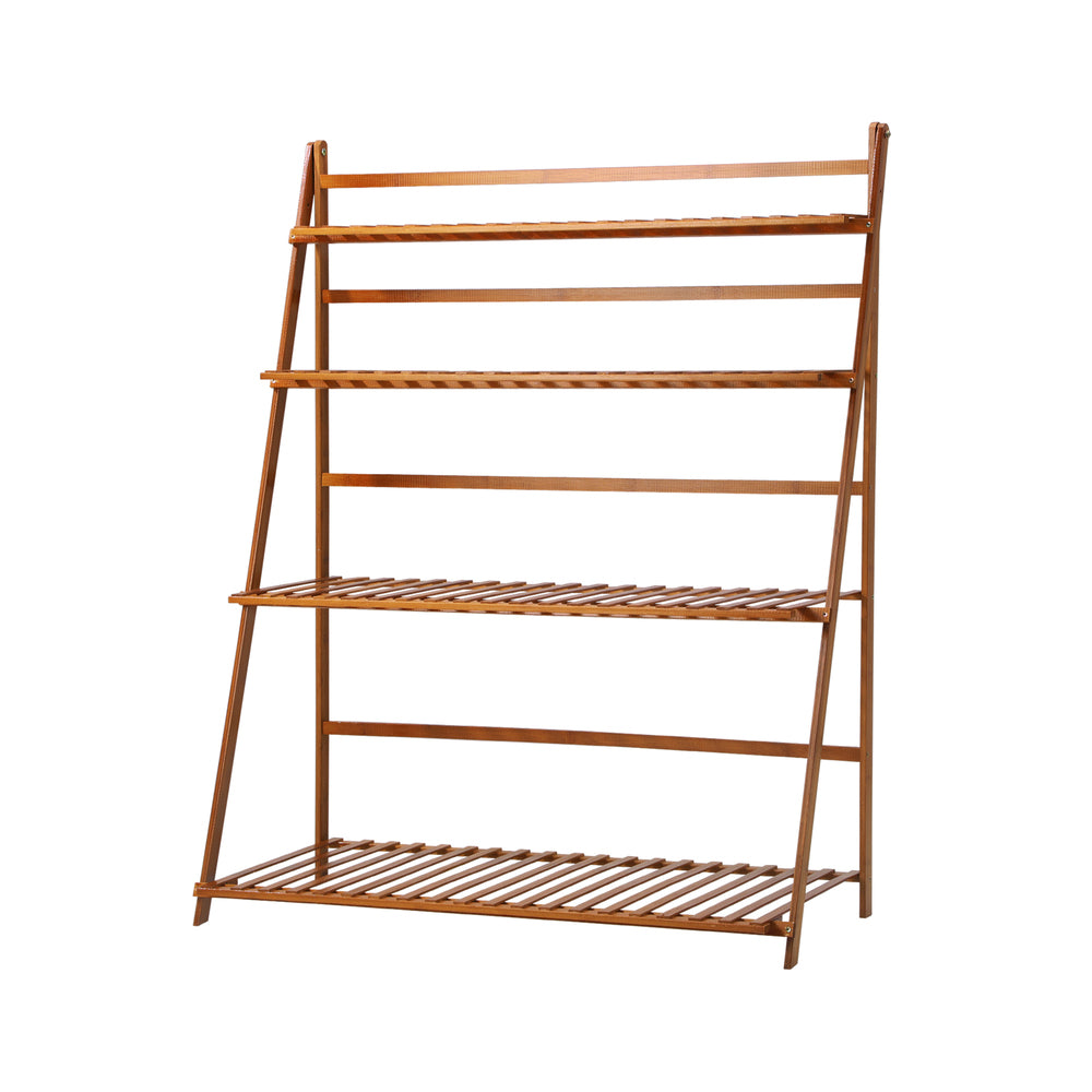 Livsip Plant Shelf Rack Display Stand 4-tier Indoor Outdoor-Plant Stand-PEROZ Accessories