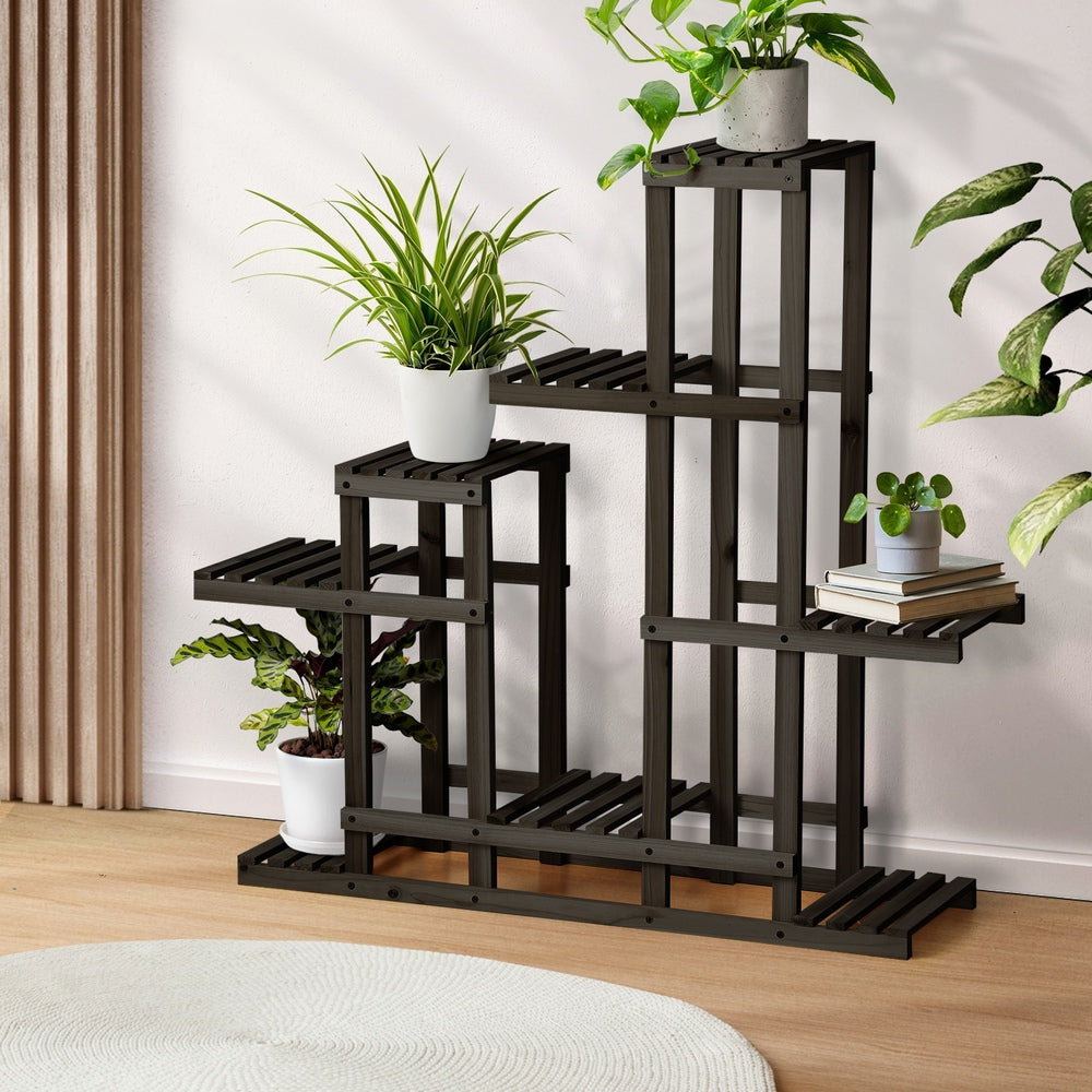 Livsip 6 Tiers Plant Stand Flower Pots Shelf Indoor Outdoor Garden Rack-Plant Stand-PEROZ Accessories