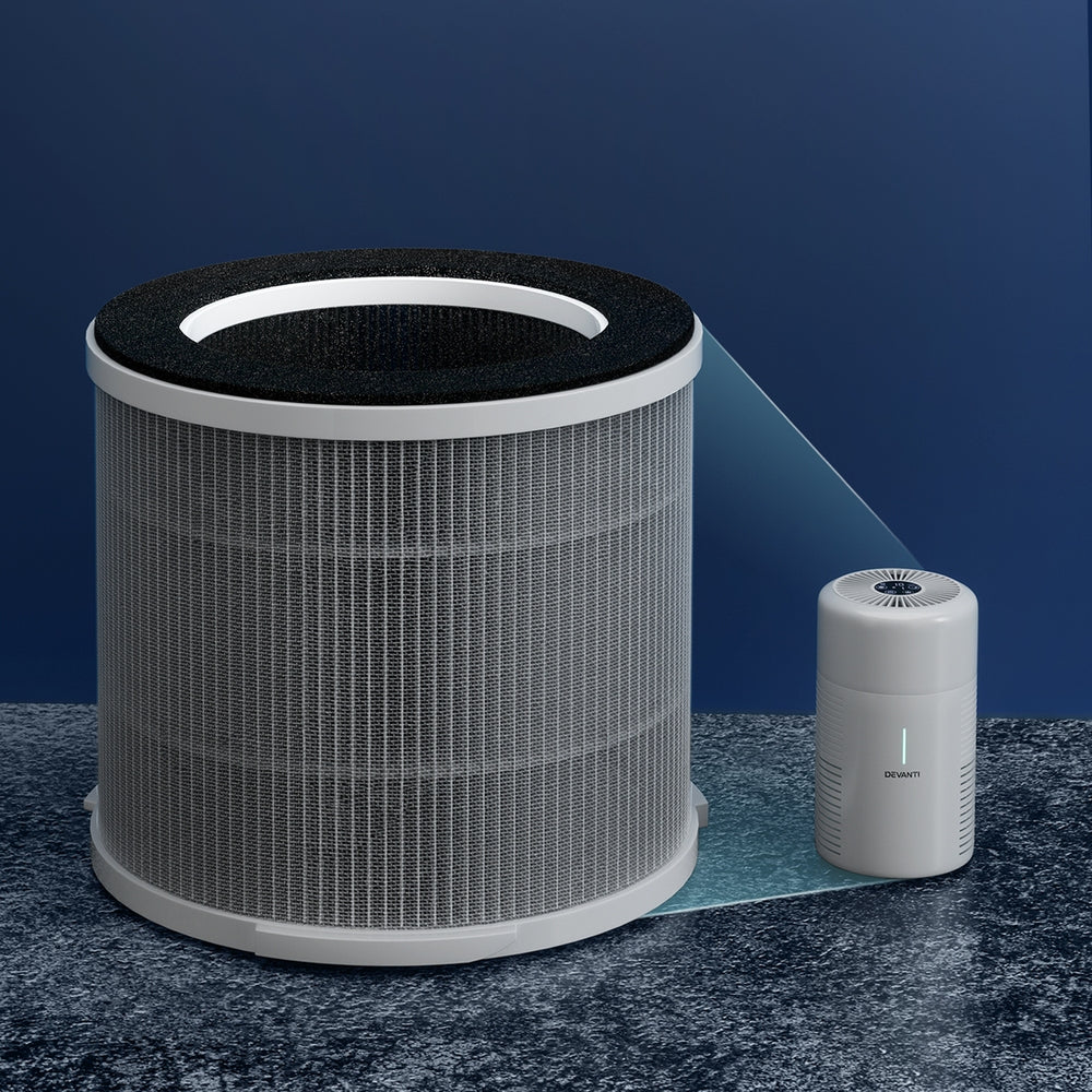 Devanti Replacement Filter Air Purifier HEPAh11 Filters Carbon 3-layer-Appliances > Air Conditioners-PEROZ Accessories