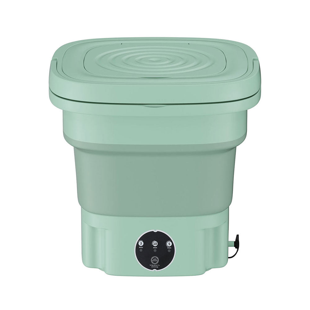 Devanti Portable Washing Machine 8L Green-Appliances > Washers & Dryers-PEROZ Accessories