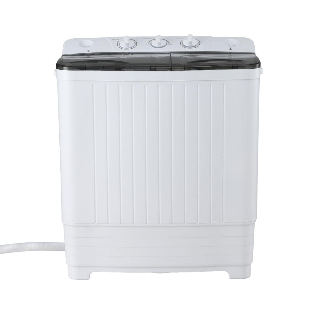 Devanti Portable Washing Machine Twin Tub 4.5KG-Appliances > Washers, Dryers & Irons > Washing Machines-PEROZ Accessories