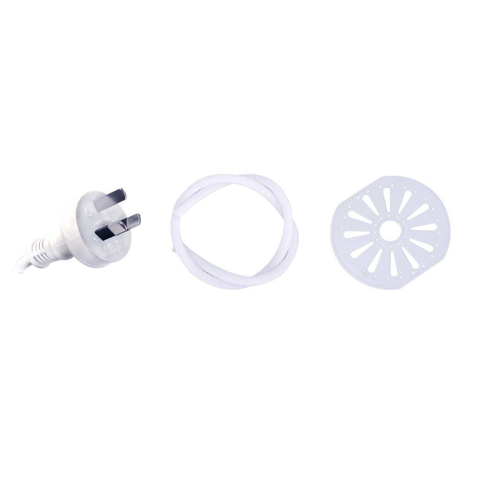 Devanti Portable Washing Machine Twin Tub 5KG White-Washing Machines-PEROZ Accessories