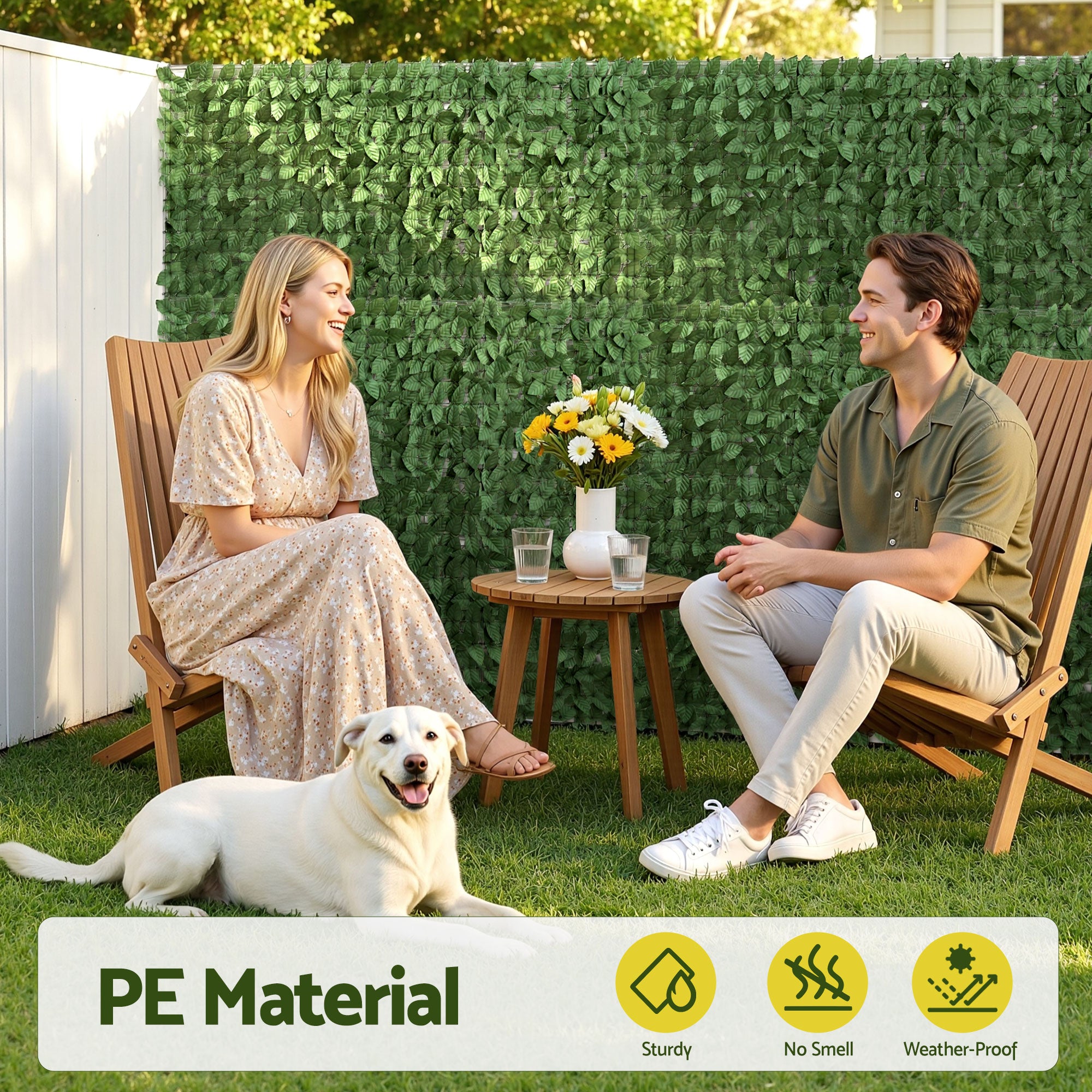Gardeon Artificial Ivy Privacy Fence Screen Greenery Backdrop Panel for Balcony Patio Garden-Home & Garden > Artificial Plants > Artificial Wall Plants-PEROZ Accessories