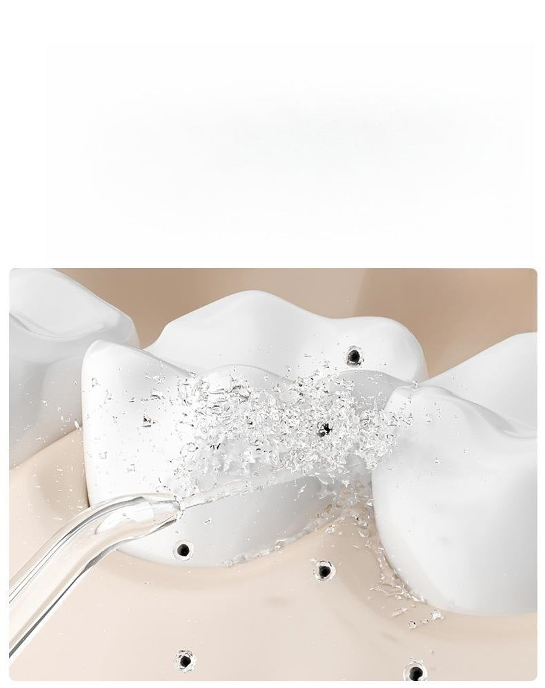 Portable Electric Water Flosser - USB-C Rechargeable, Multiple Modes, Gingival Protection(Pink)-Oral Care-PEROZ Accessories