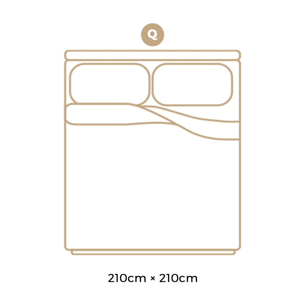 Bedra Microfiber Queen Quilt Duvert Insert 400GSM-Bamboo Quilts-PEROZ Accessories
