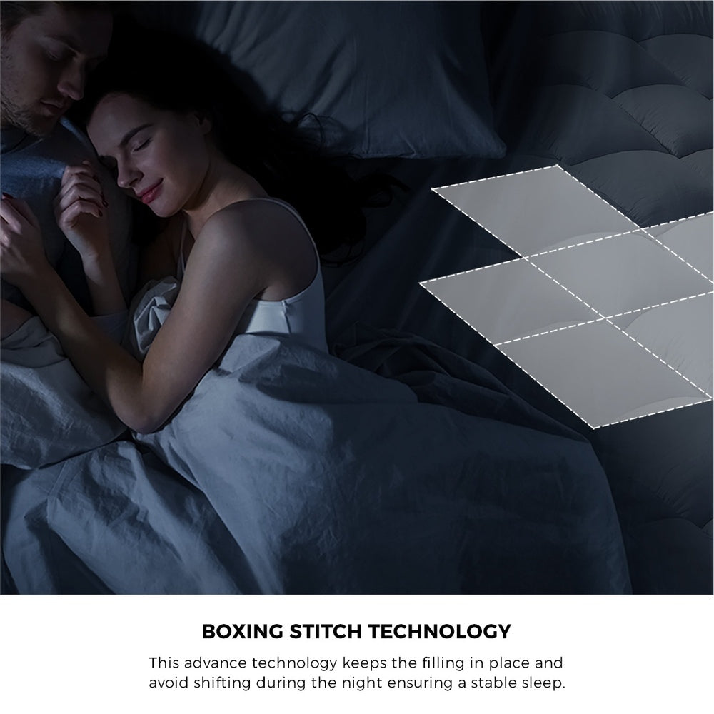 Bedra All Season Microfibre Bamboo Quilt 400GSM Winter Duvet Doona Super King-Microfiber Quilt-PEROZ Accessories