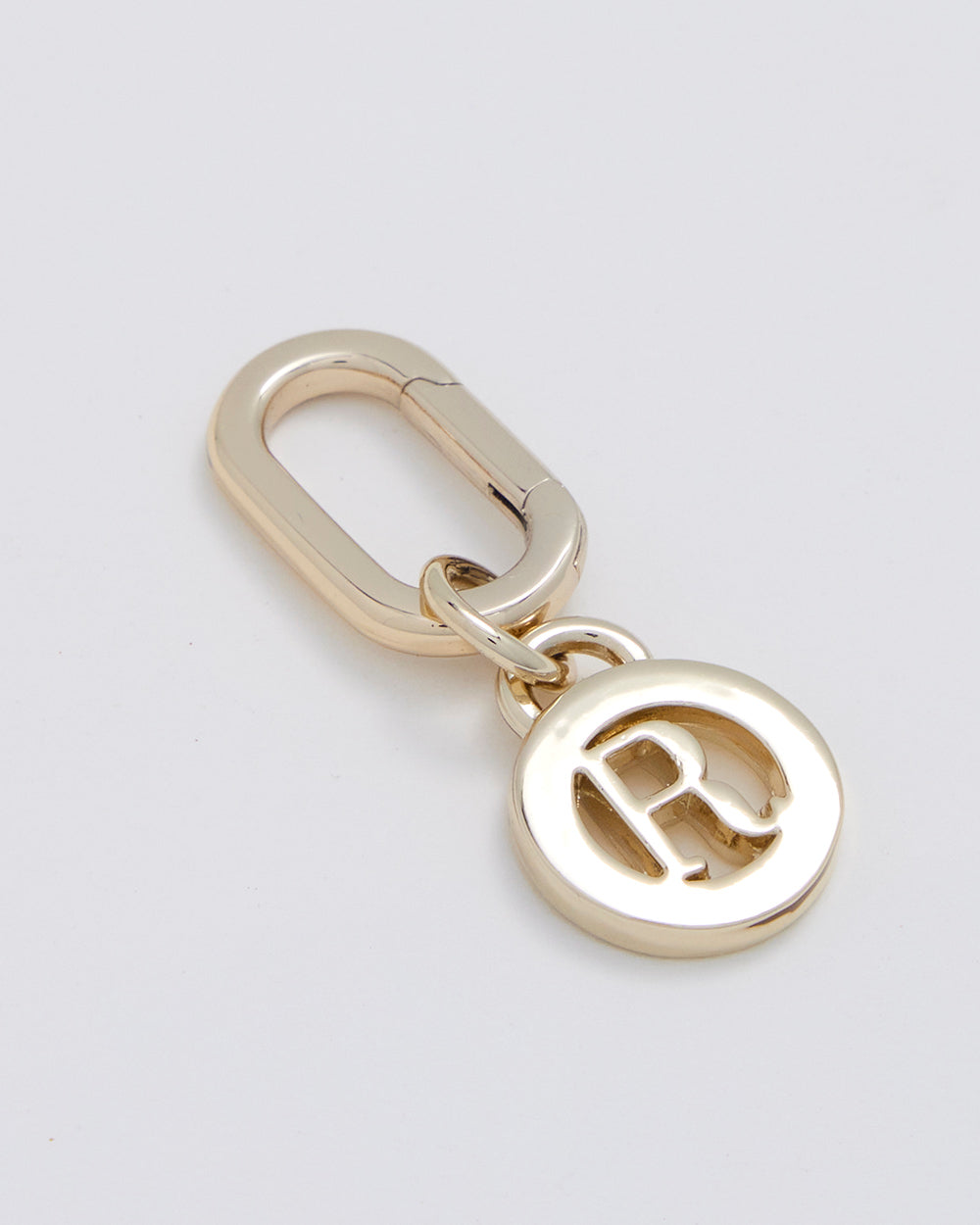 Letter R Charm With Oval Hinge Ring Clip-Accessories-PEROZ Accessories