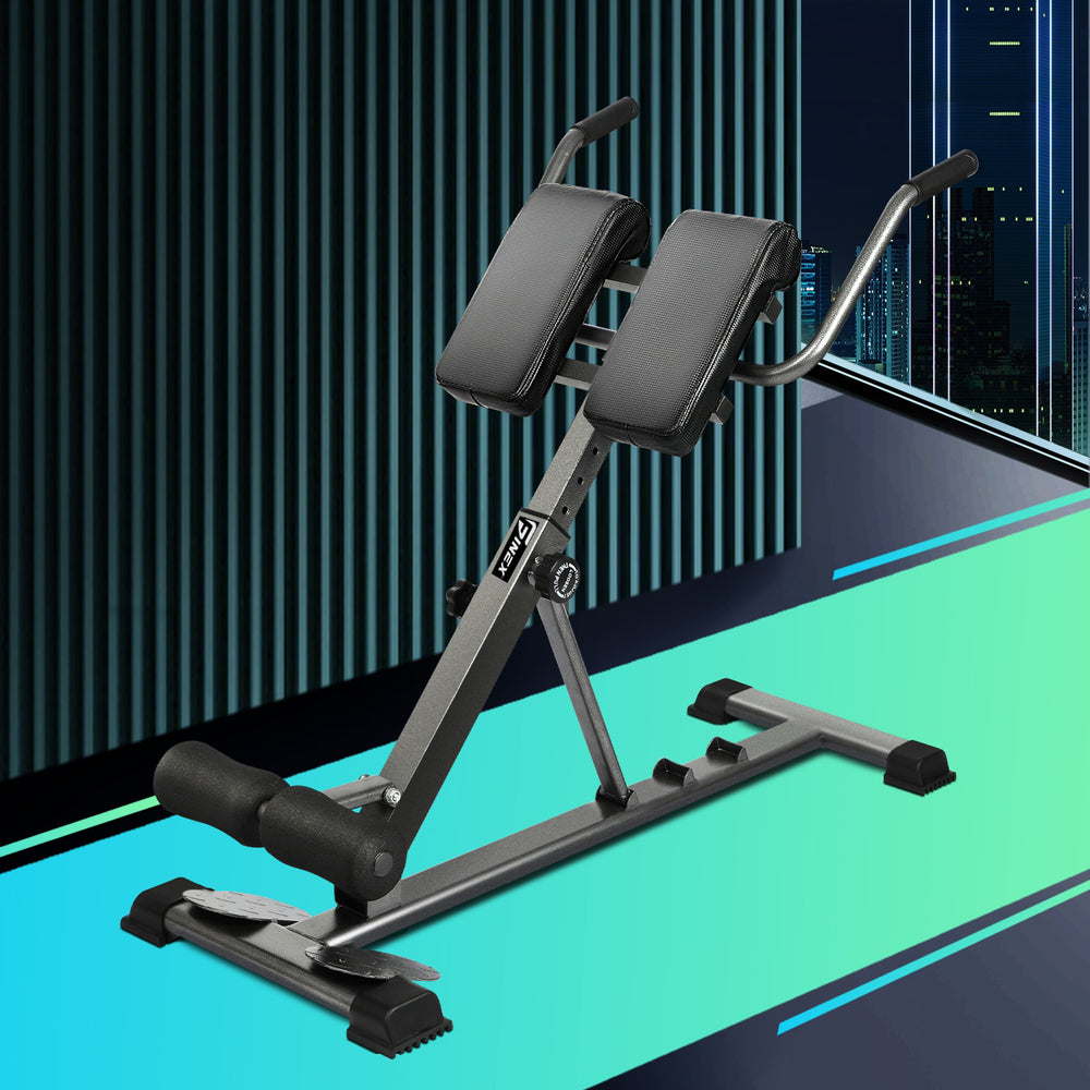 Finex Weight Bench Back Hyperextension Roman Chair Fitness Home Gym Equipments-Roman Chair-PEROZ Accessories