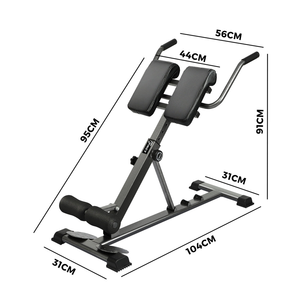 Finex Weight Bench Back Hyperextension Roman Chair Fitness Home Gym Equipments-Roman Chair-PEROZ Accessories