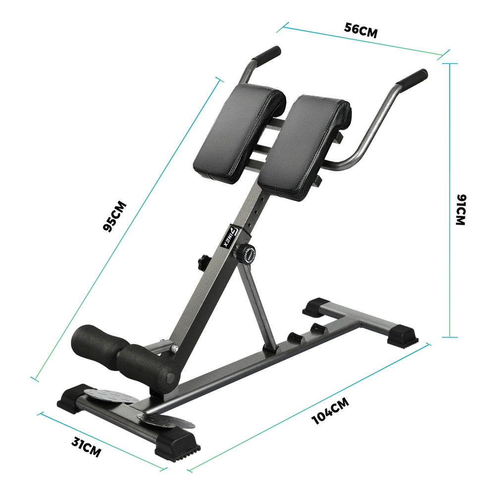 Finex Weight Bench Back Hyperextension Roman Chair Fitness Home Gym Equipments-Roman Chair-PEROZ Accessories
