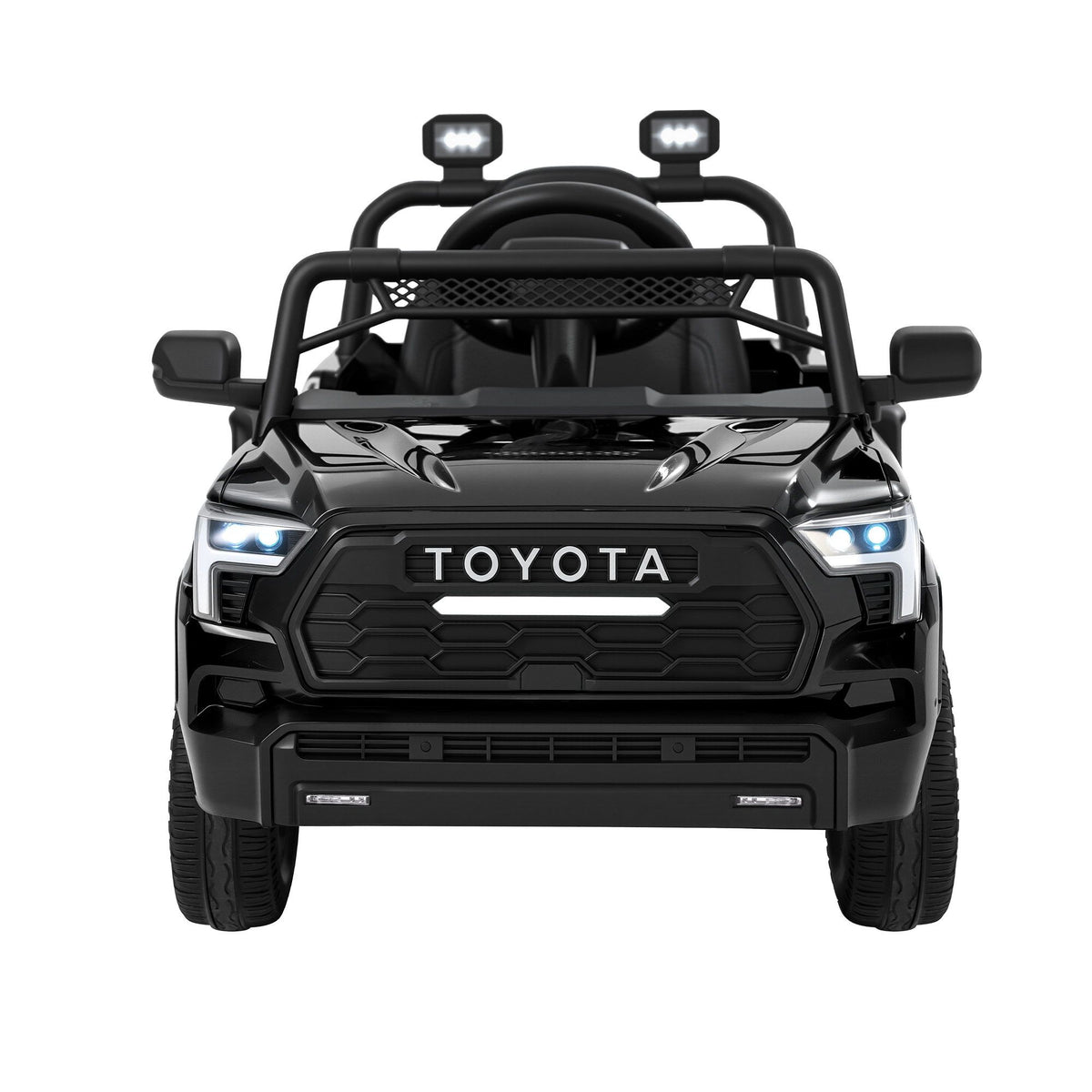 Toyota Ride On Car Kids SUV 12V Remote Control Sequoia TRD Pro Black-Baby & Kids > Ride On Cars, Go-karts & Bikes > Ride On Cars-PEROZ Accessories