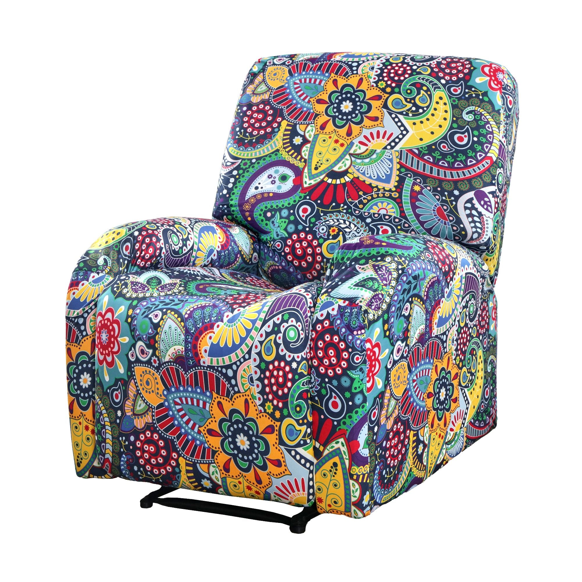 Artiss Stretch Kids Recliner Cover 4-Pieces Recliner Chair Slipcovers Printed Polyester-Furniture > Bar Stools & Chairs > Arm Chairs & Recliners-PEROZ Accessories