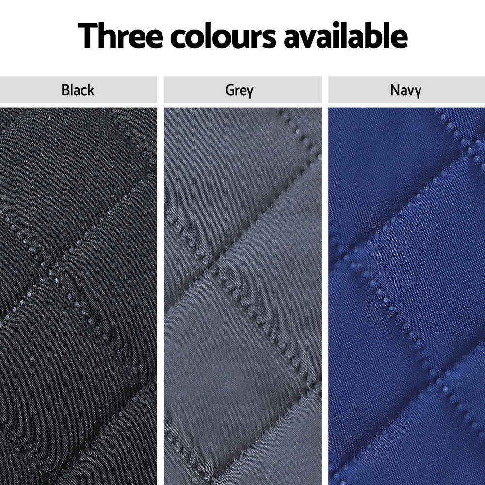 Artiss Recliner Chair Cover 100% Water Resistant Black-Furniture > Bar Stools & Chairs-PEROZ Accessories