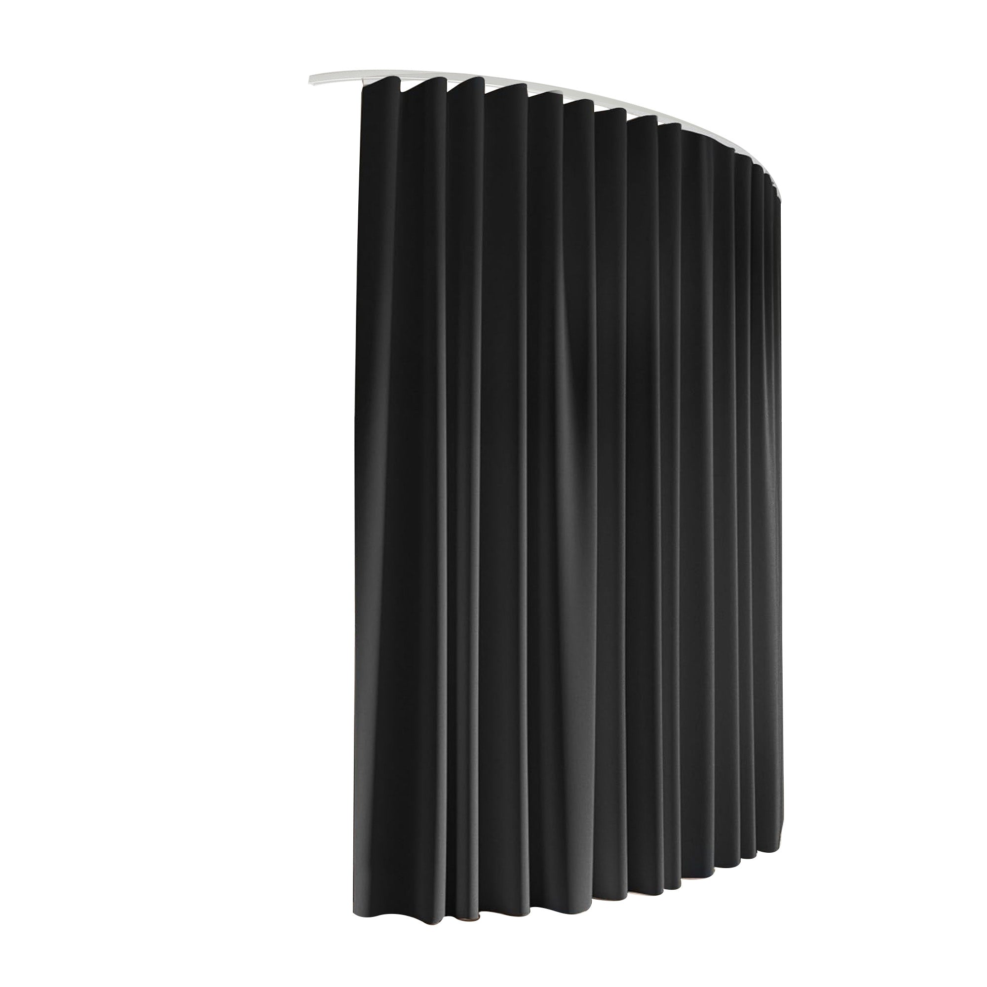 Artiss Room Divider Curtain Ceiling Mounted Track Sets Flexible Black-Furniture > Bedroom > Room Dividers-PEROZ Accessories