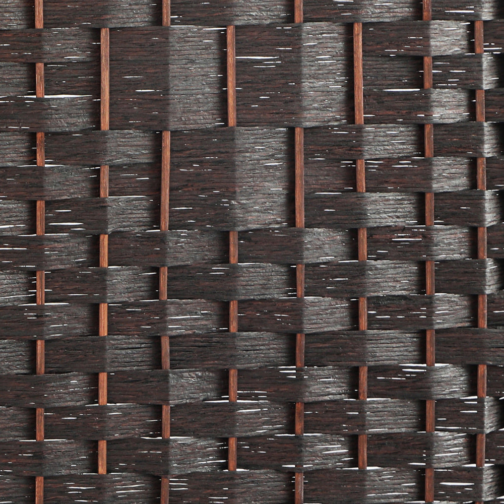 Oikiture 4 Panel Room Divider Privacy Screen Brown-Room Divider-PEROZ Accessories