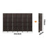 Oikiture 6 Panel Room Divider Privacy Screen Brown-Room Divider-PEROZ Accessories