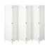 Oikiture 6 Panel Room Divider Privacy Screen White-Room Divider-PEROZ Accessories