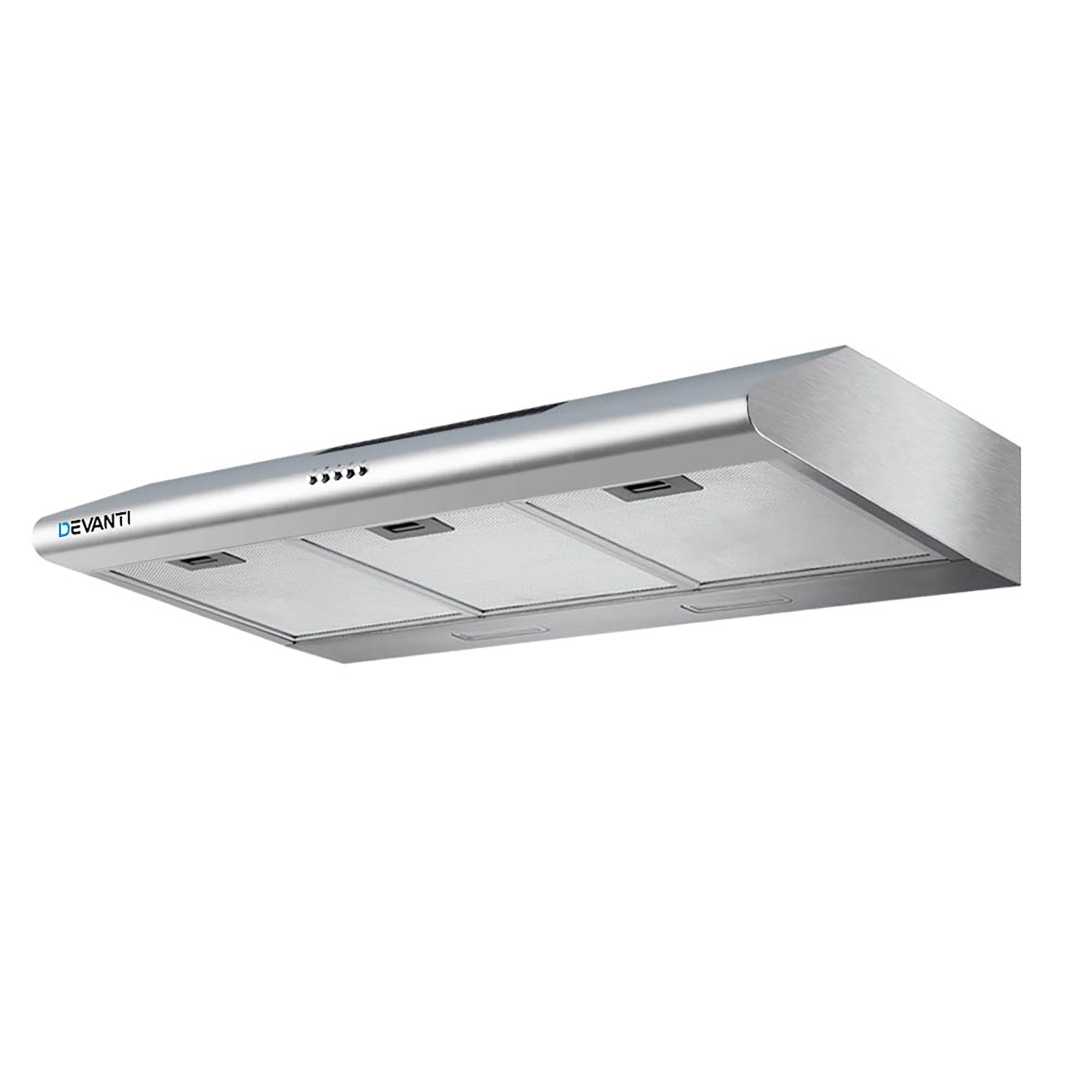 Devanti 900mm Range Hood 90cm Rangehood Stainless Steel-Rangehoods-PEROZ Accessories