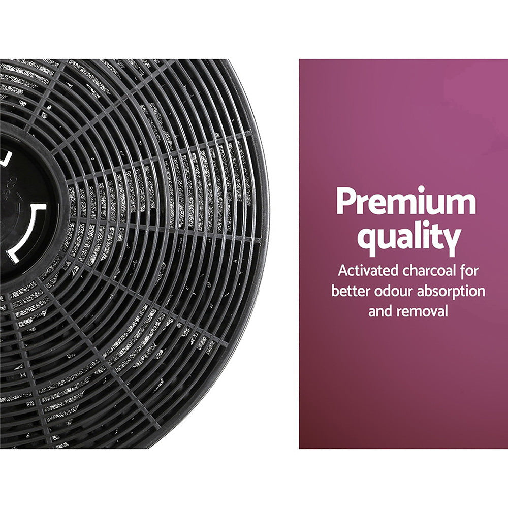 Devanti 17cm Range Hood Carbon Charcoal Filters Replacement X2-Appliances > Kitchen Appliances-PEROZ Accessories