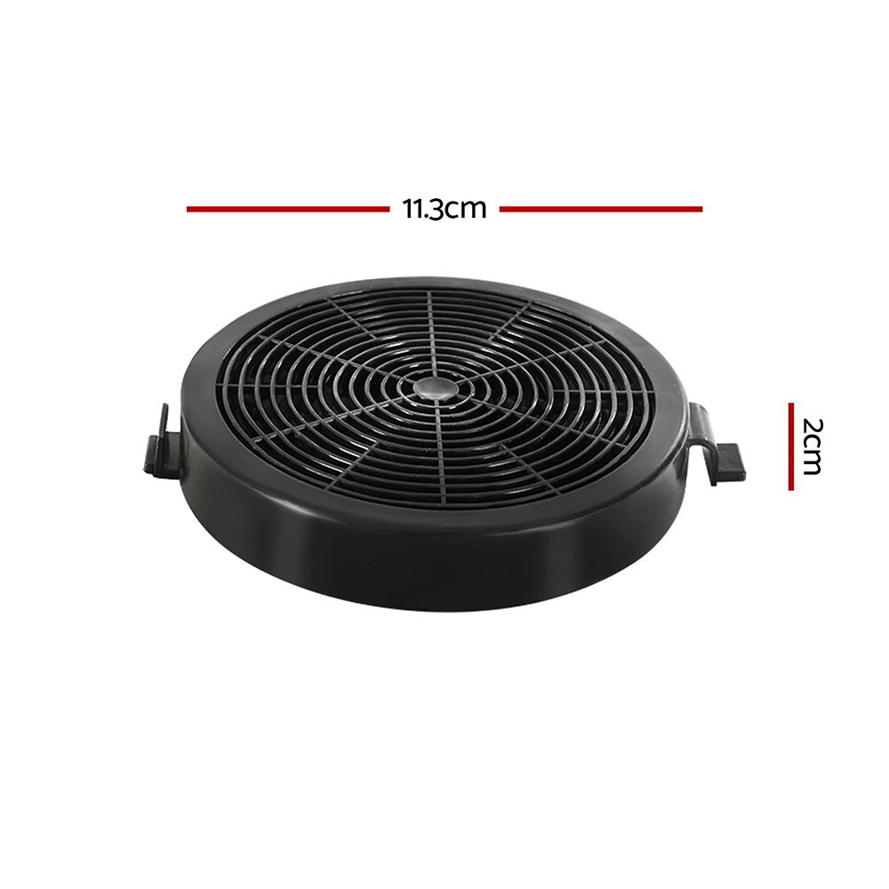 Devanti 11cm Range Hood Carbon Charcoal Filters Replacement X2-Appliances > Kitchen Appliances-PEROZ Accessories