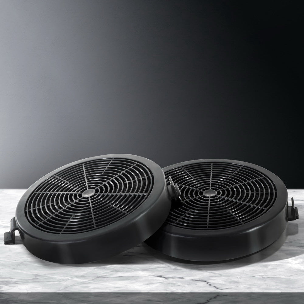 Devanti 11cm Range Hood Carbon Charcoal Filters Replacement X2-Appliances > Kitchen Appliances-PEROZ Accessories