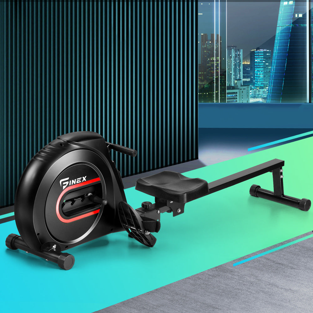 Finex Rowing Machine Rower Elastic Rope Resistance Exercise Home Gym Cardio-Rowing Machine-PEROZ Accessories