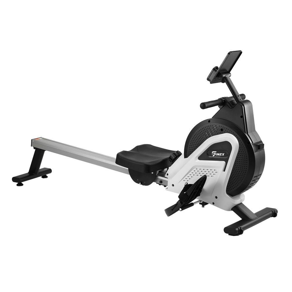 Finex Rowing Machine Rower Magnetic Resistance Fitness Workout Home Gym Cardio-Rowing Machine-PEROZ Accessories