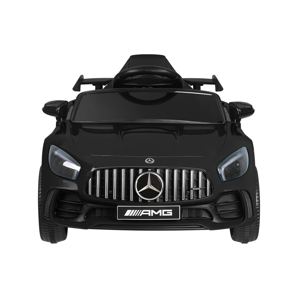 Kids Ride On Car Mercedes-Benz AMG GTR Licensed Remote Electric Toy Gift 12V Black-Ride On Car-PEROZ Accessories