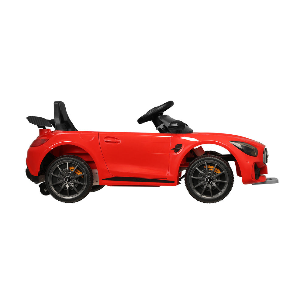 Kids Ride On Car Mercedes-Benz AMG GTR Licensed Electric Vehicle Toy Gift 12V Red-Ride On Car-PEROZ Accessories