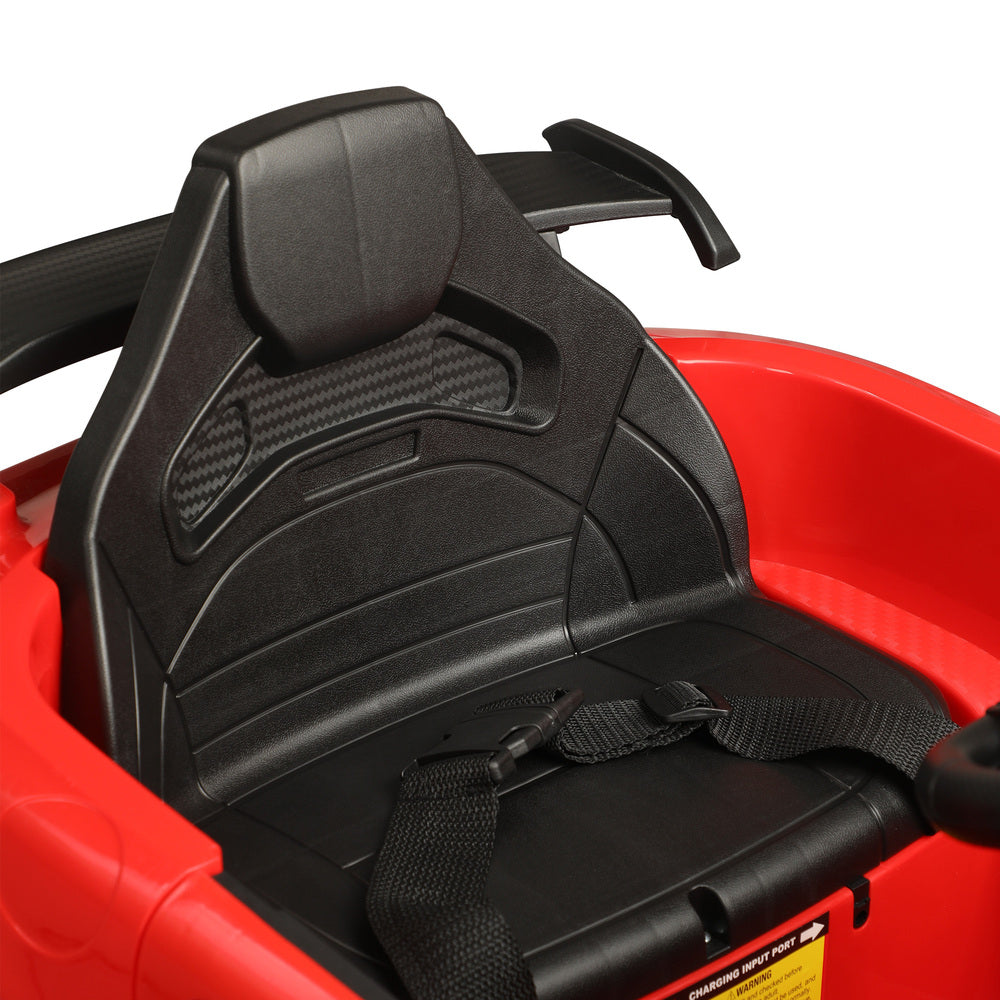 Kids Ride On Car Mercedes-Benz AMG GTR Licensed Electric Vehicle Toy Gift 12V Red-Ride On Car-PEROZ Accessories
